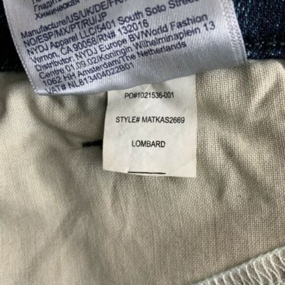 NYDJ Jeans Women Size 6 Ami Skinny Leg Tailored Welts Lift Tuck Technology - Picture 7 of 10